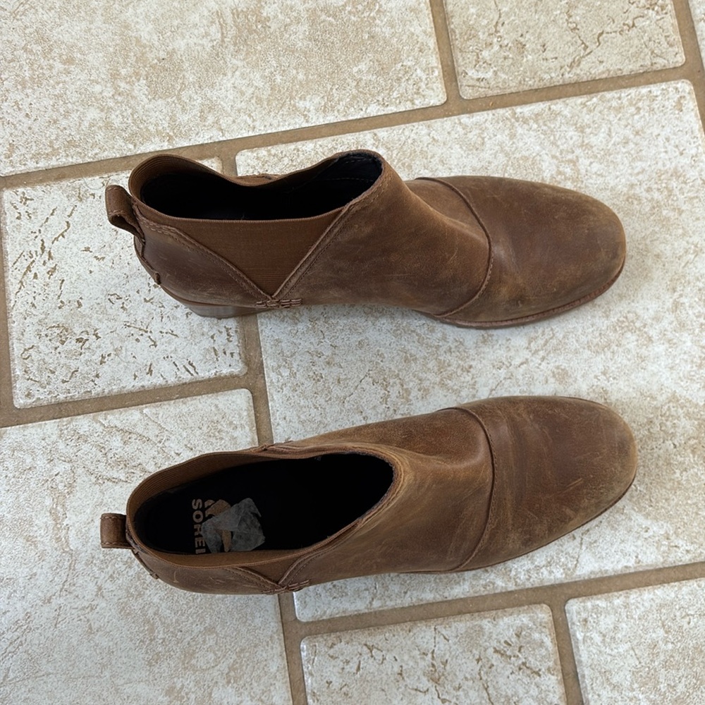 Sorel 10 brown Cate Chelsea Boots